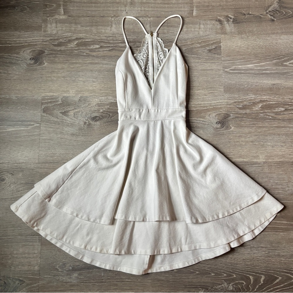 white dress